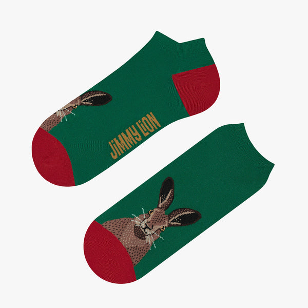 Ankle Hare Head - Green