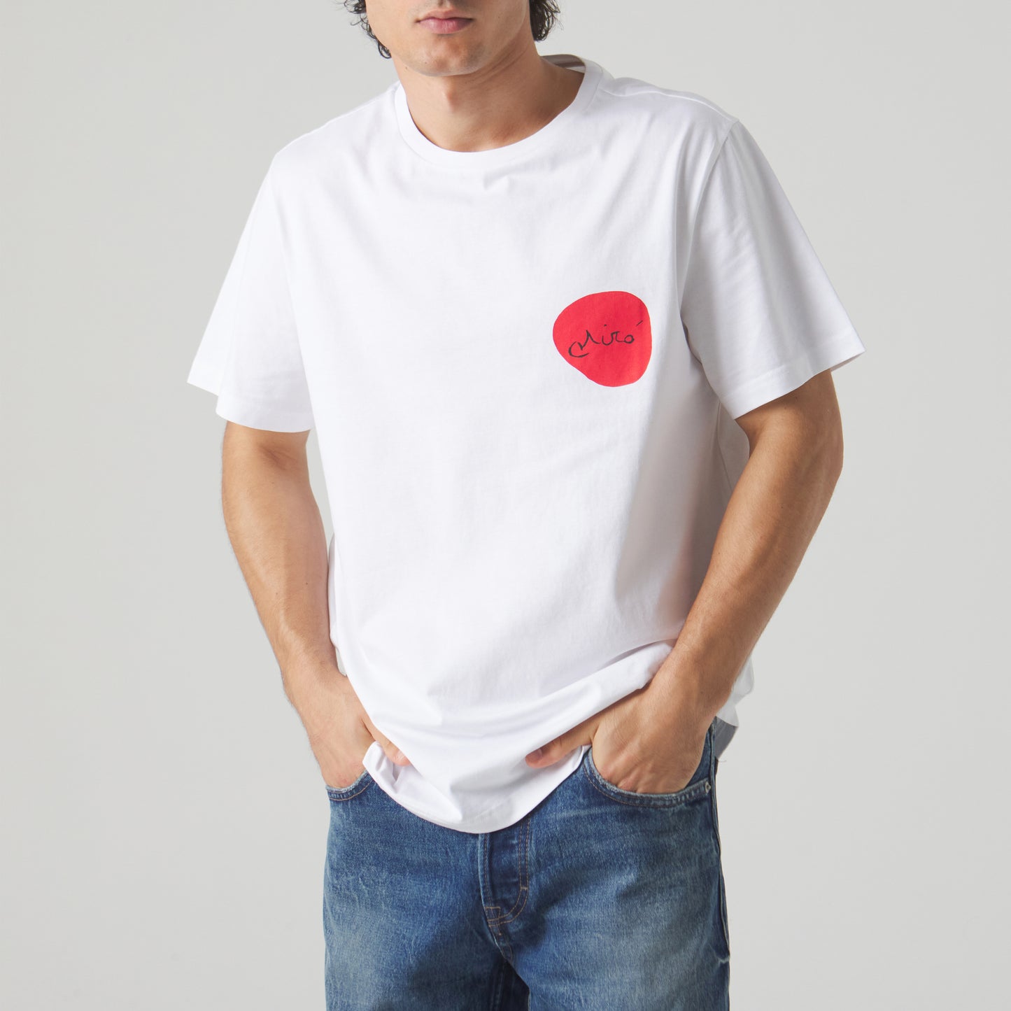 Miró Woman in Front of the Sun I Tee - Blanco