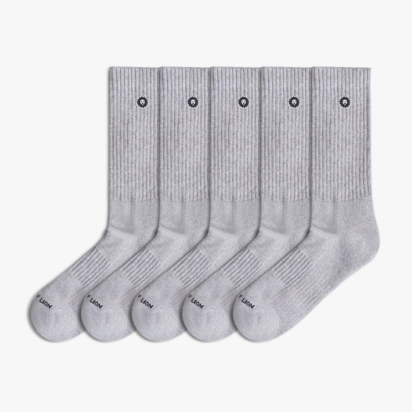 5 x Athletic Essentials Lion - Gris