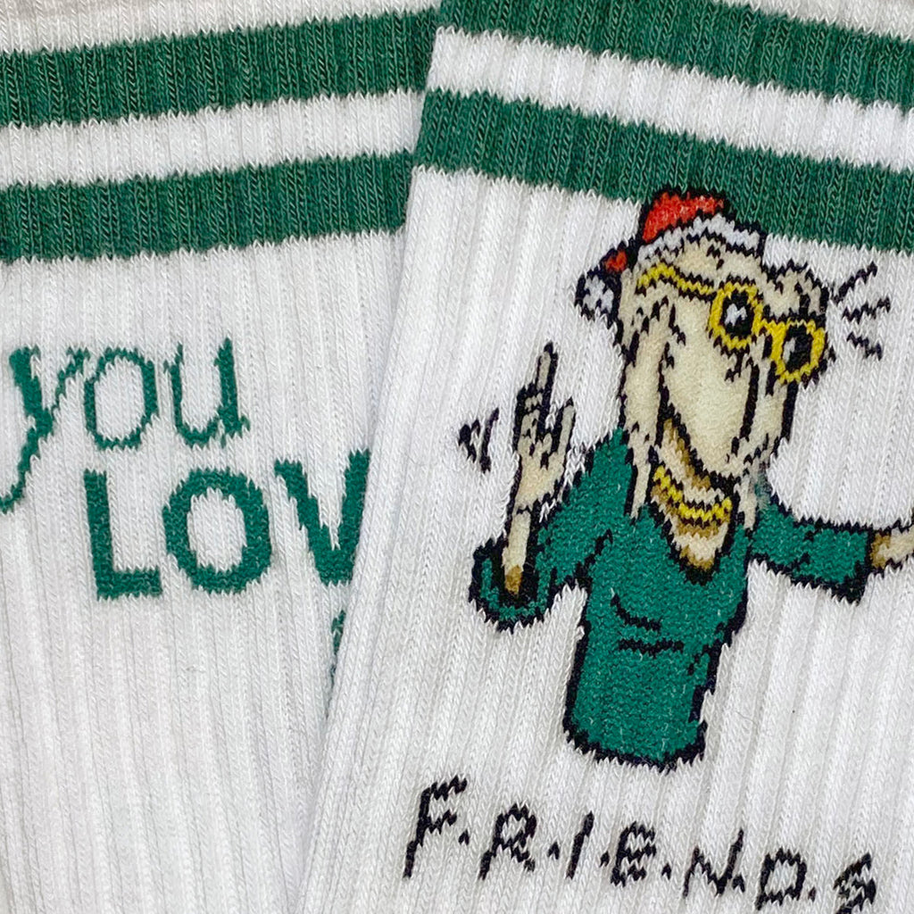 Athletic Friends You Love Me - White