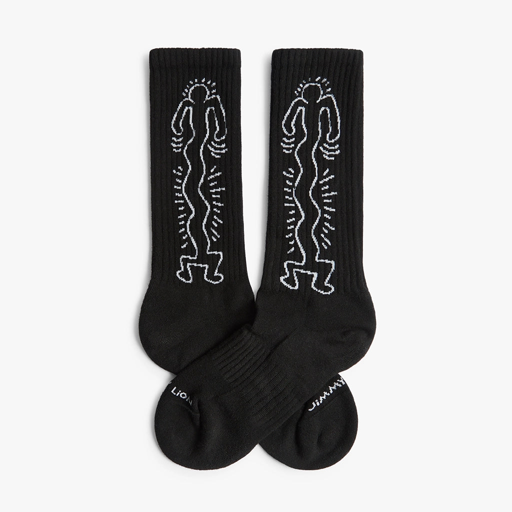 Athletic Keith Haring Dancer - Black