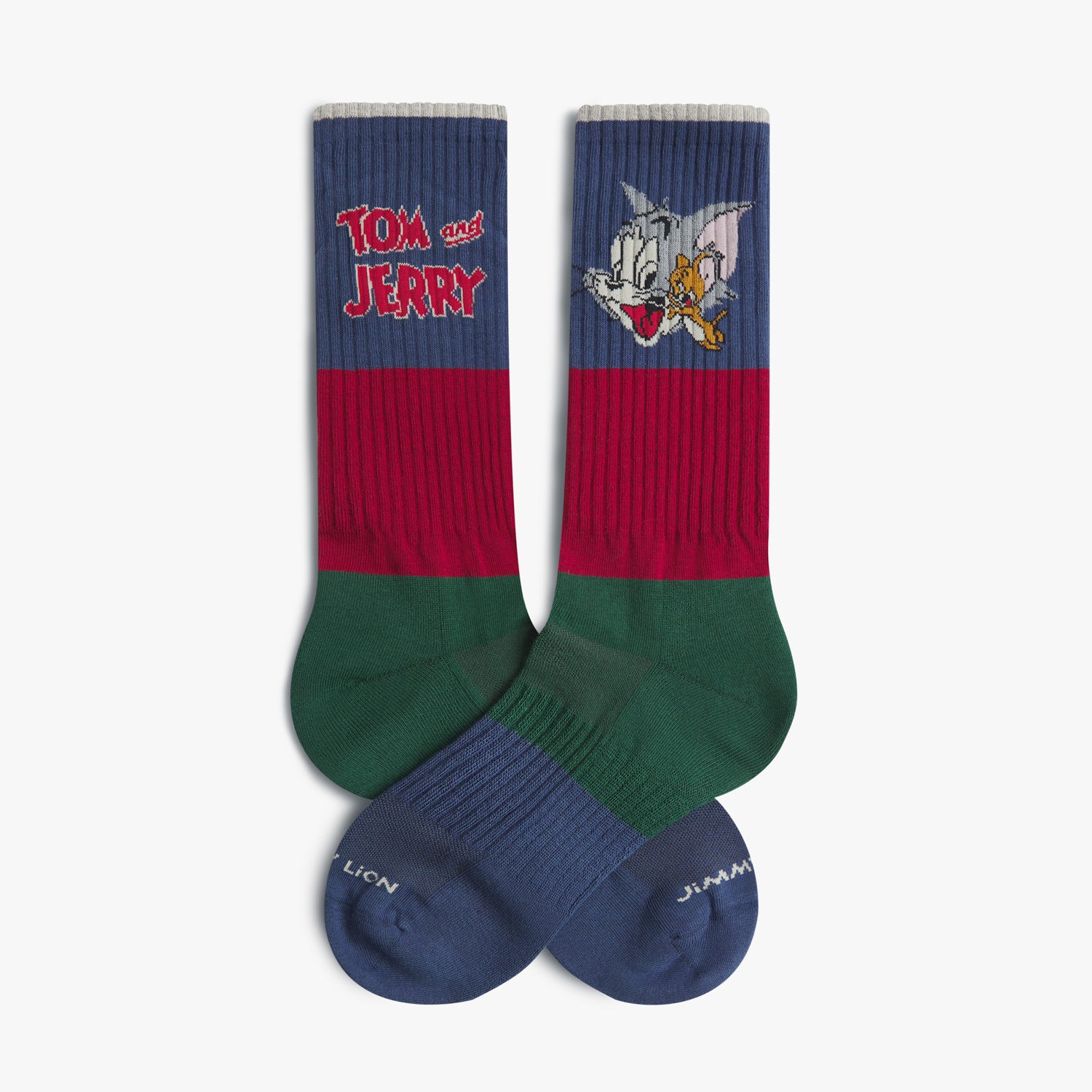Athletic Tom and Jerry Socks - Navy Blue
