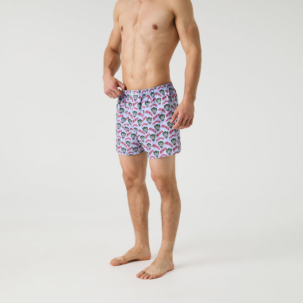 Batman Joker Boxer Shorts - Light Blue