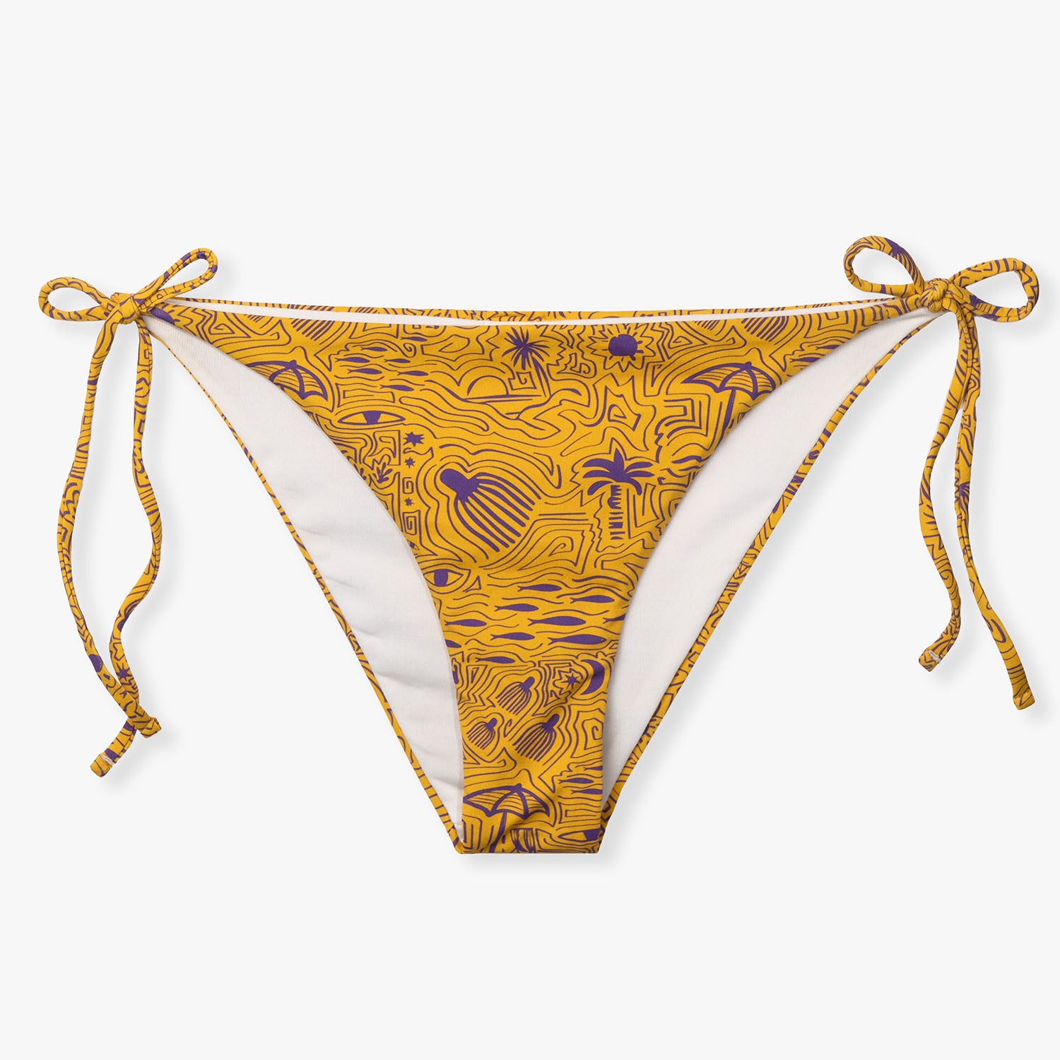 Beach Bikini Bottom - Yellow