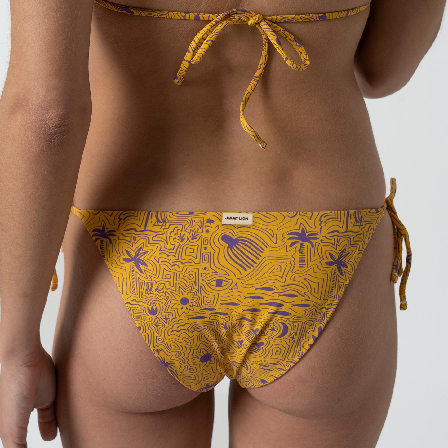 Beach Bikini Bottom - Yellow (1)