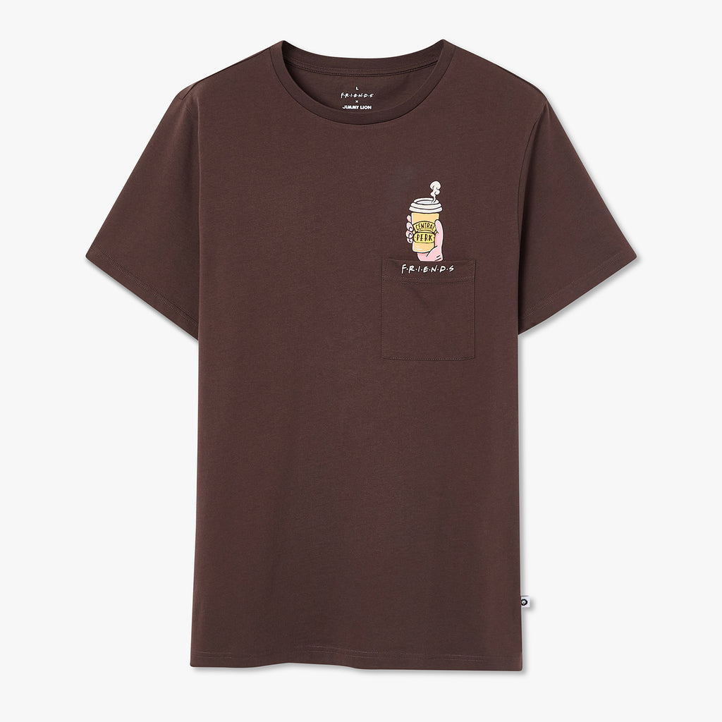 Friends Central Perk Tee - Brown