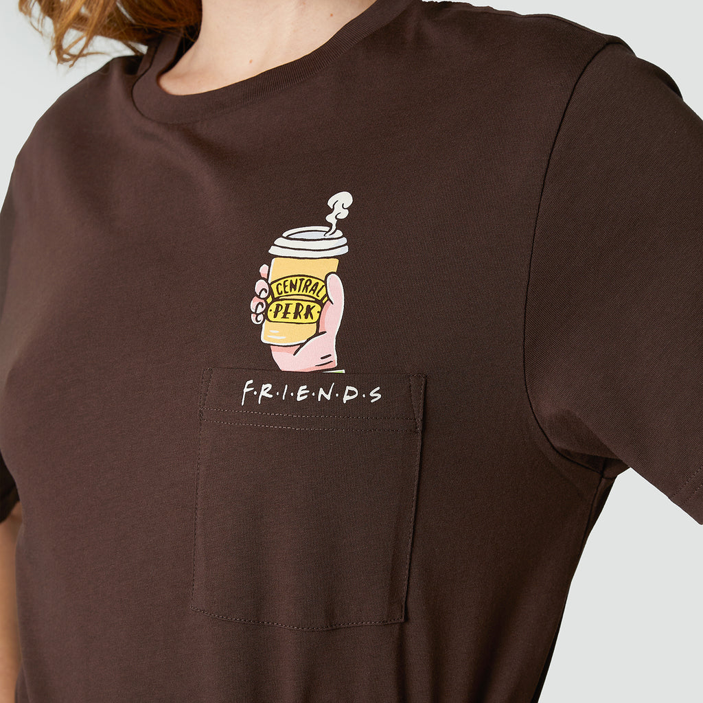 Friends Central Perk Tee - Brown