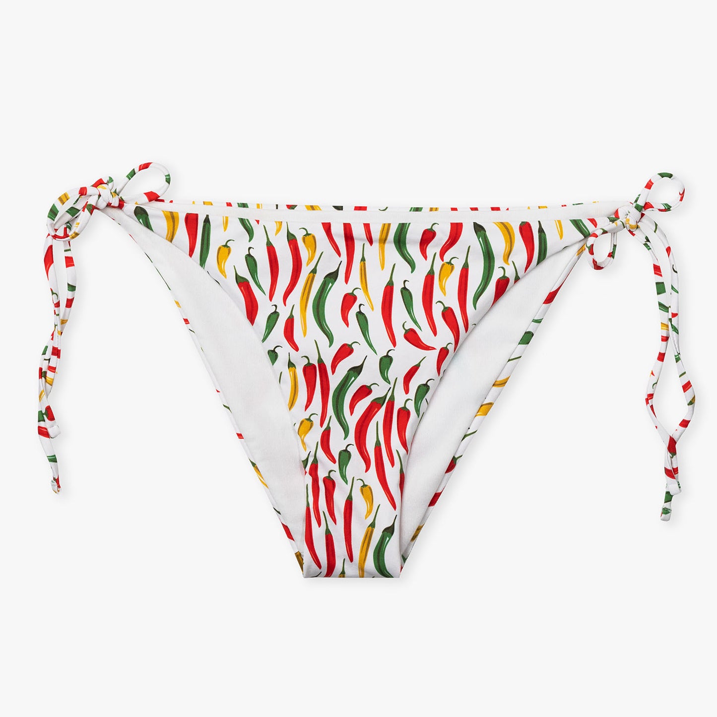 Chillies Bikini Bottom - White Red