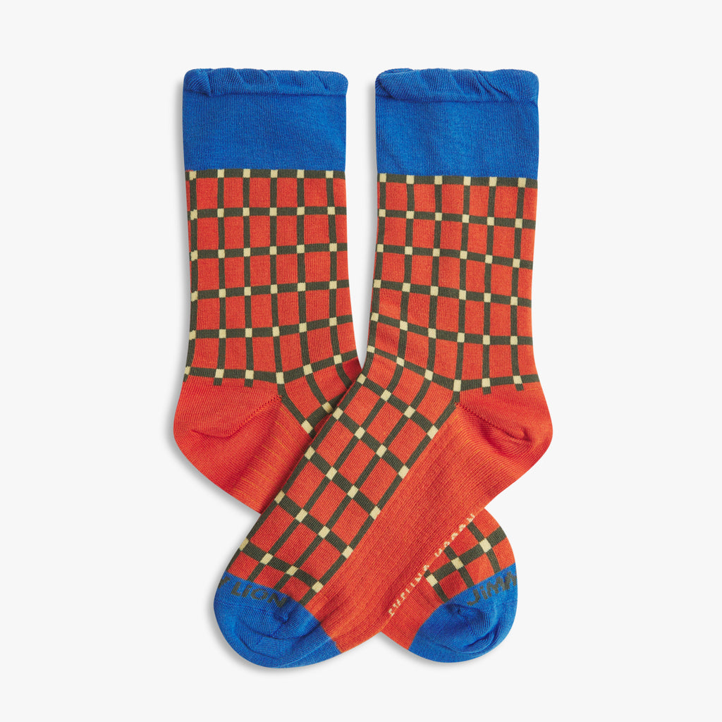 Evelina Kroon Orange Pattern - Orange Blue