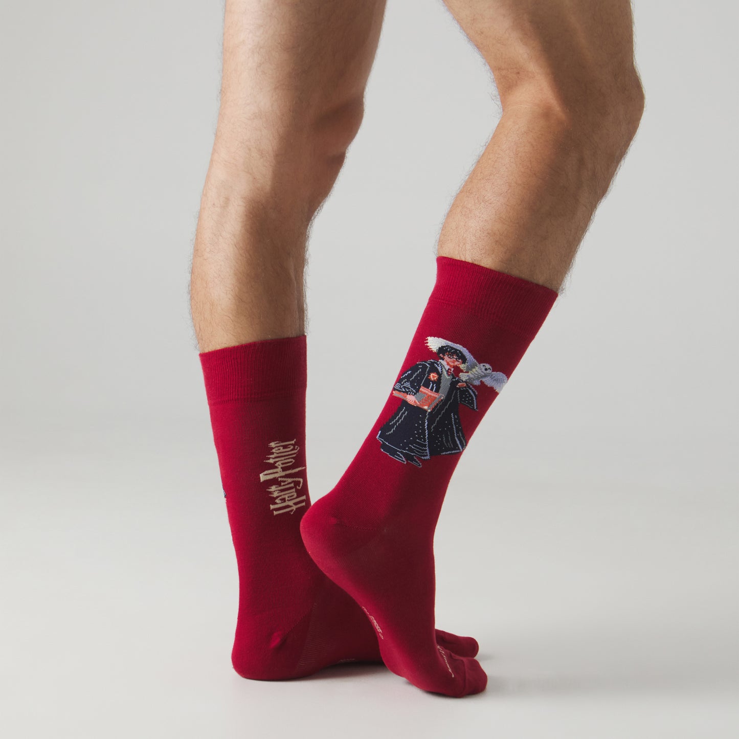 Harry Potter The Boy Who Lived Socks - Burgundy