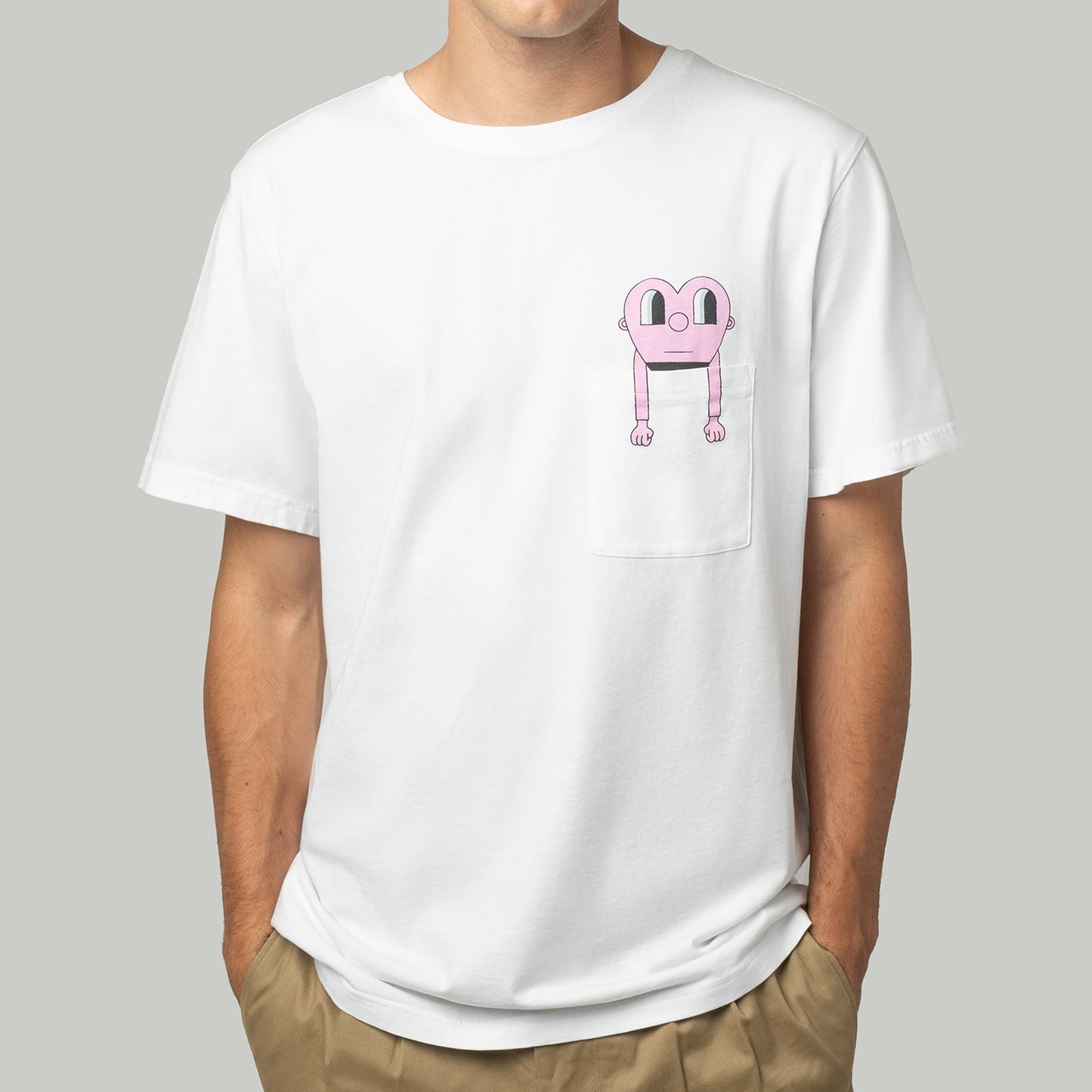 Giant Heart Tee - White