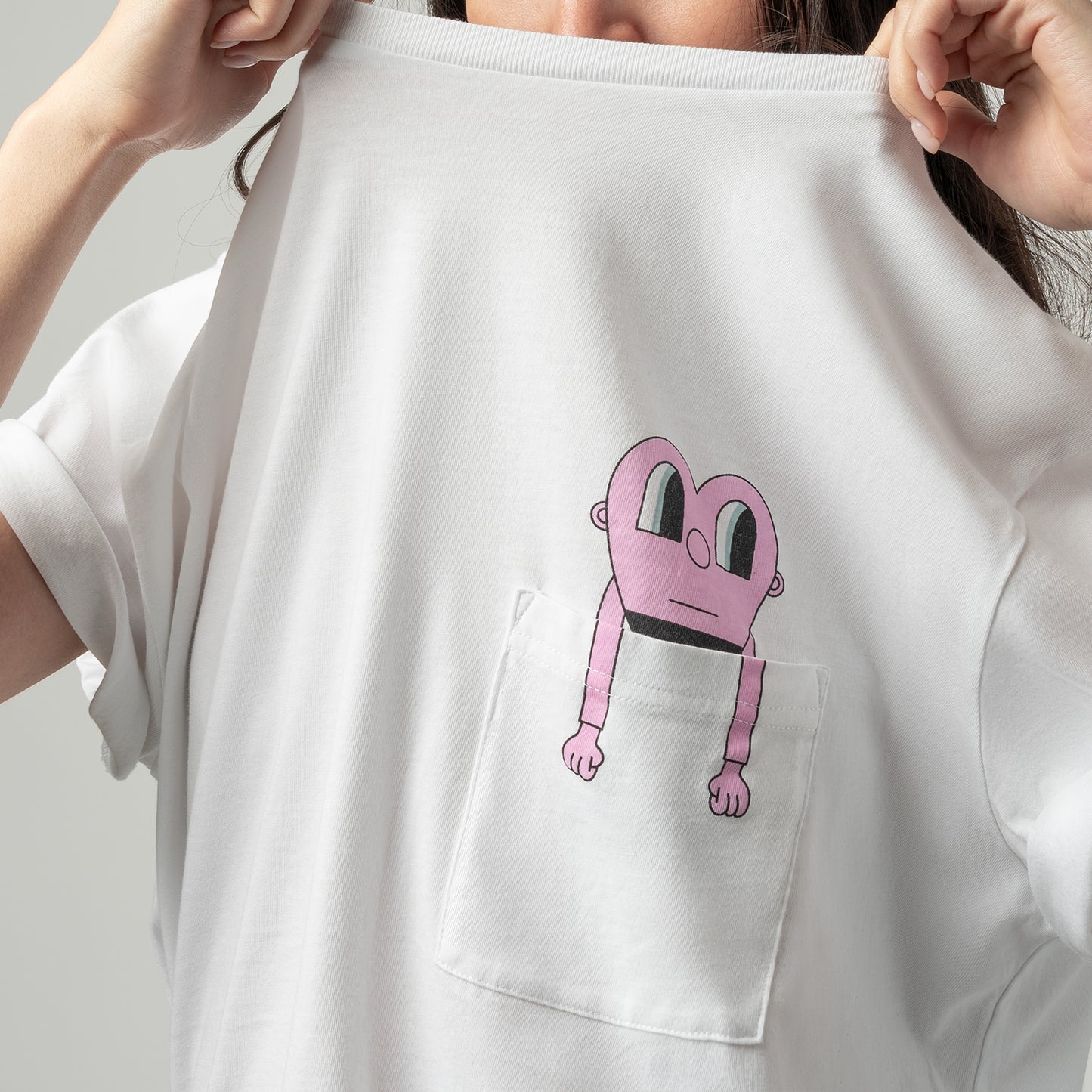 Giant Heart Tee - White