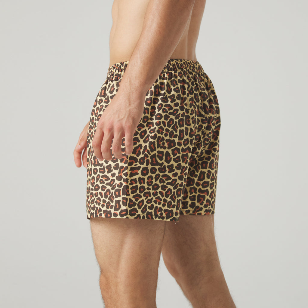 Leopard Print Boxer Shorts & Socks Bundle - Various