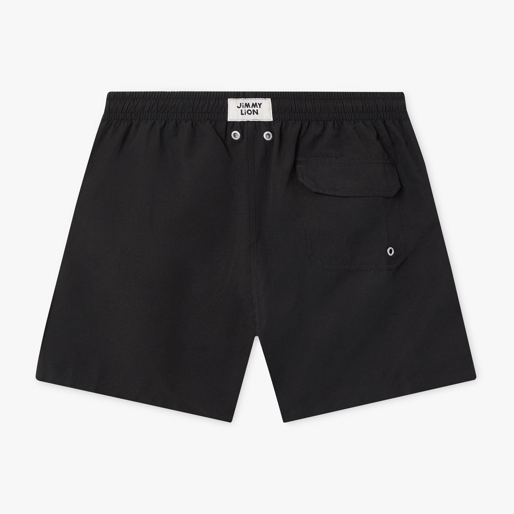 Lion Essentials Swim Shorts - Black