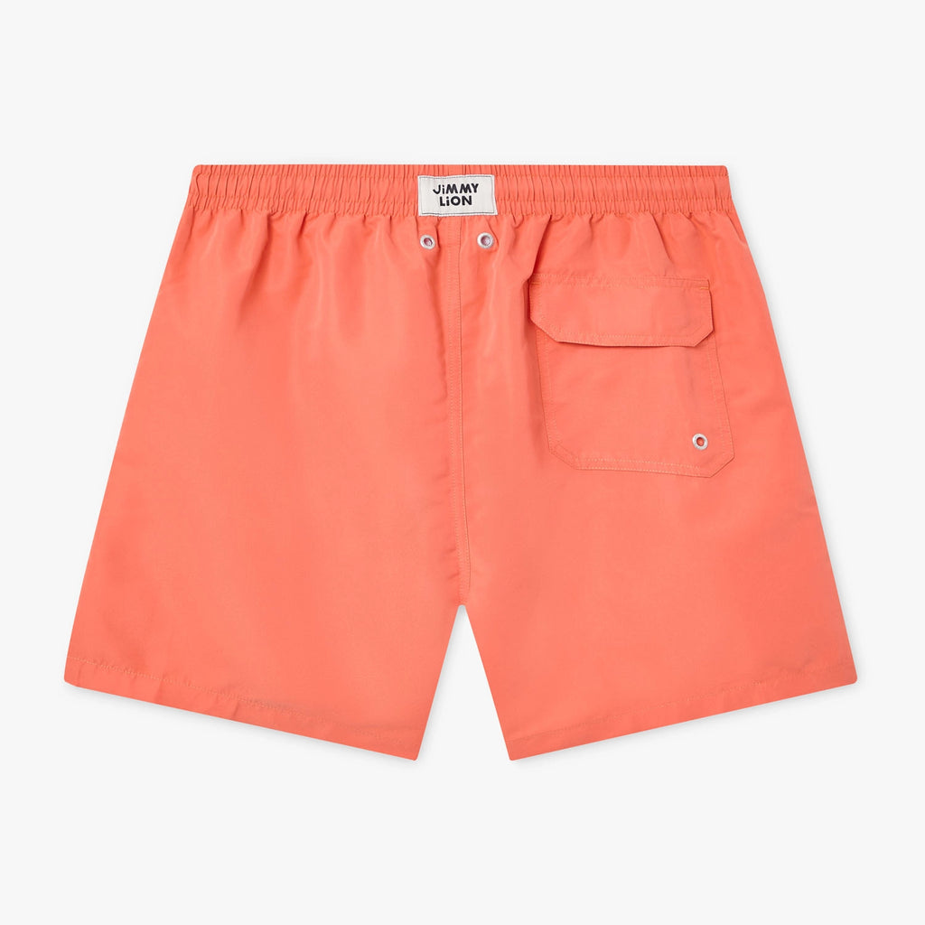 Lion Essentials Swim Shorts - Tiger Orange
