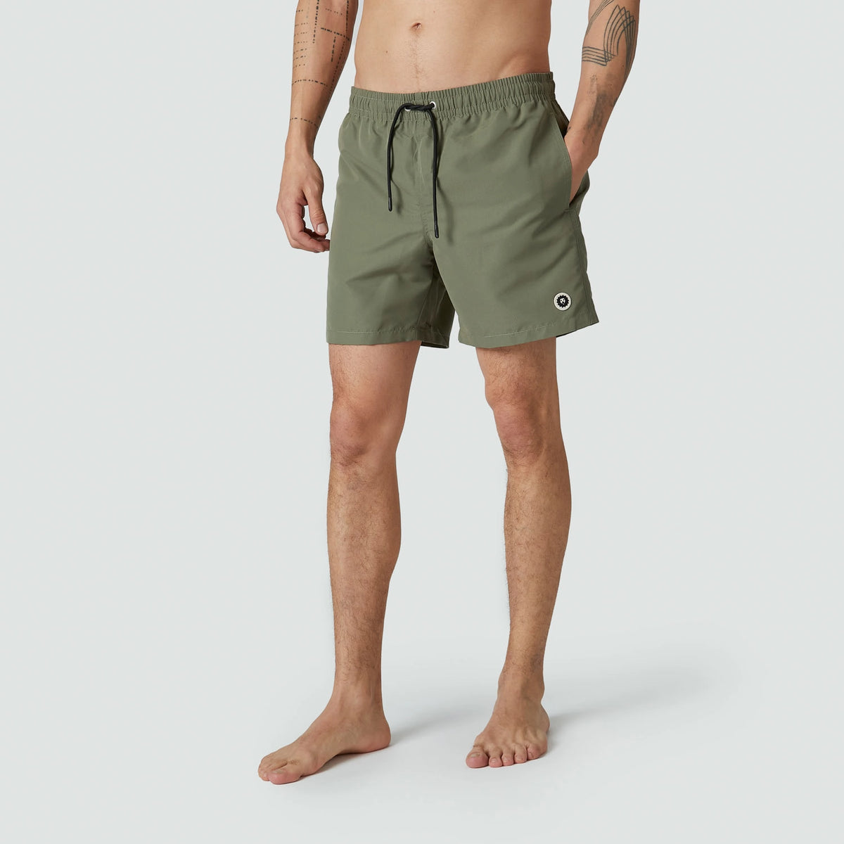 Lion Essentials Swim Shorts - Vetiver Green