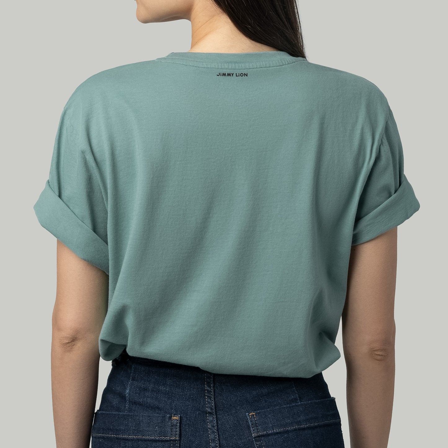 Lion Tee Essentials - Sage Green