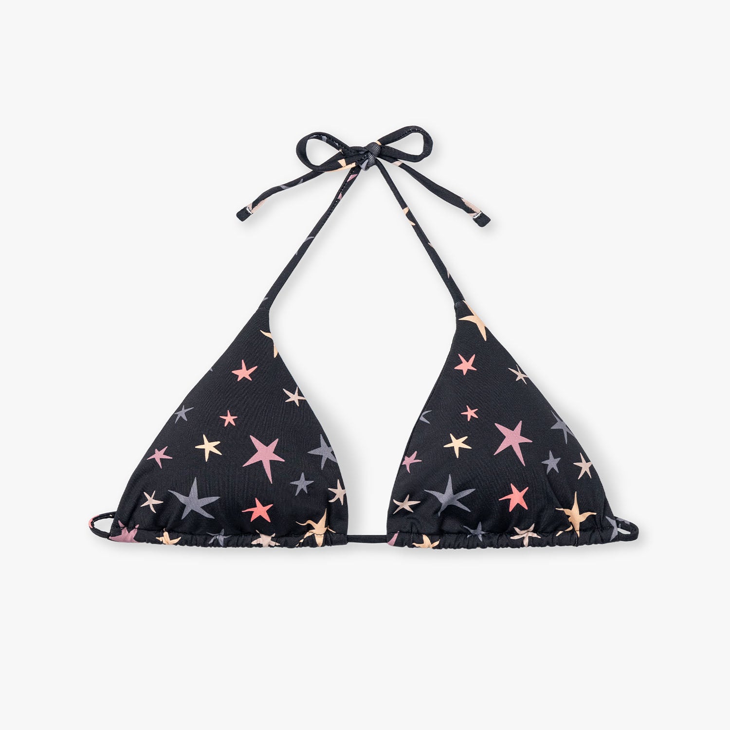 Stars Bikini Top - Black