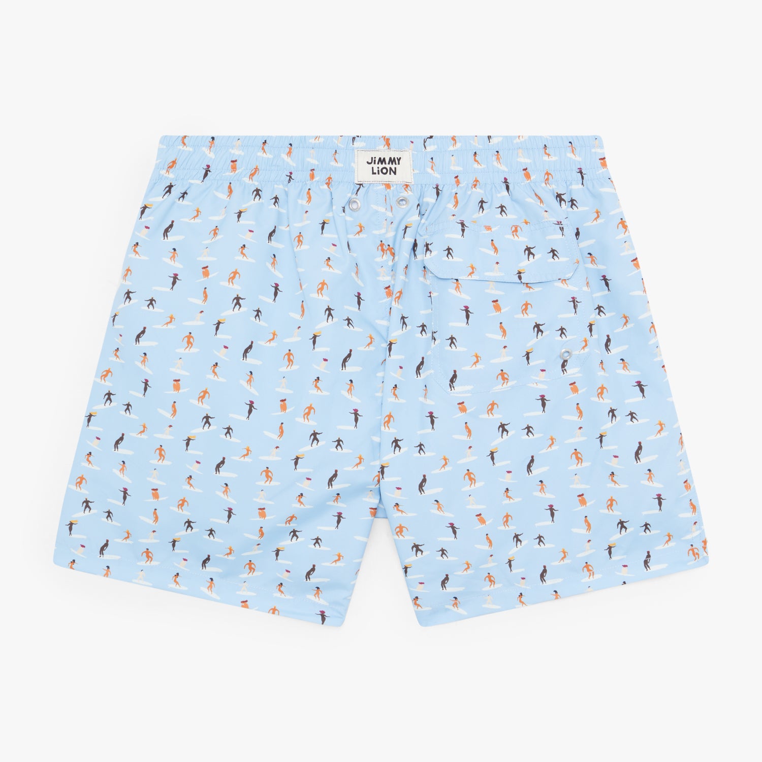 Surfers Swim Shorts - Light Blue (1)