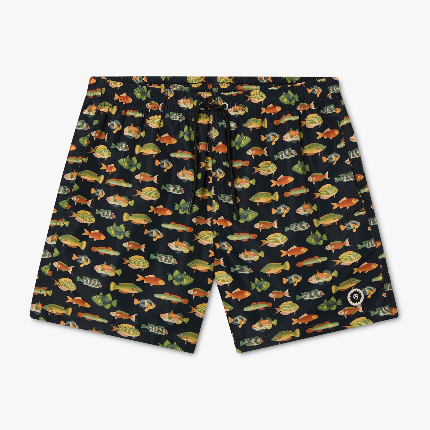 Gone Fishing Swim Shorts - Dark Blue