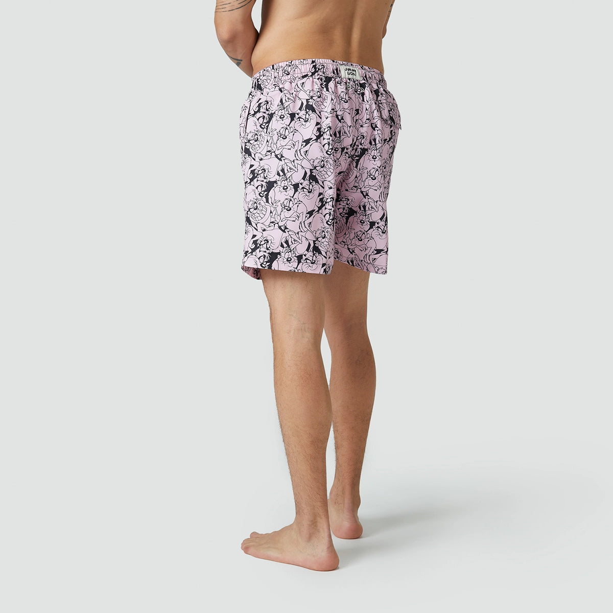 Tasmanian Devil Swim Shorts - Pink