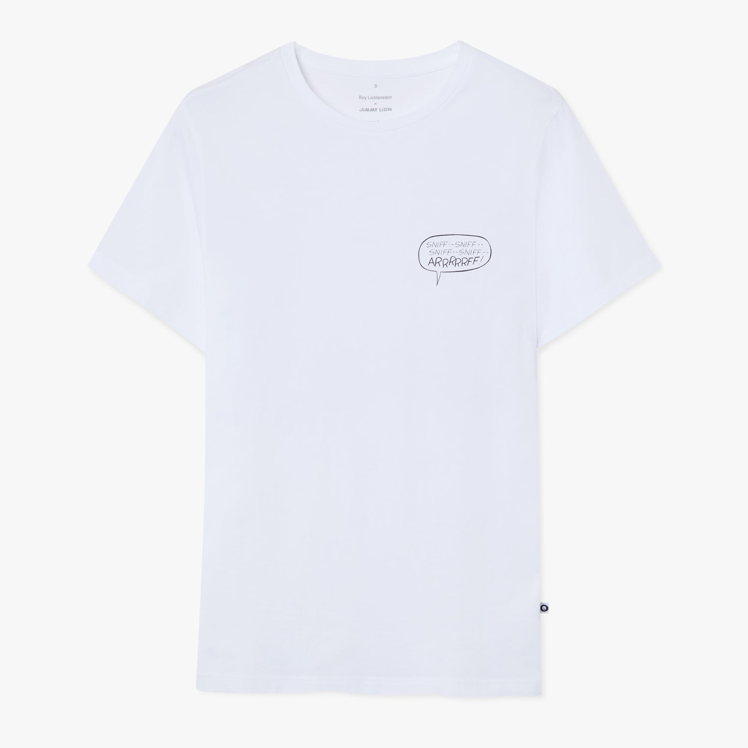 Roy Lichtenstein Arrrrrff Dog Tee - White