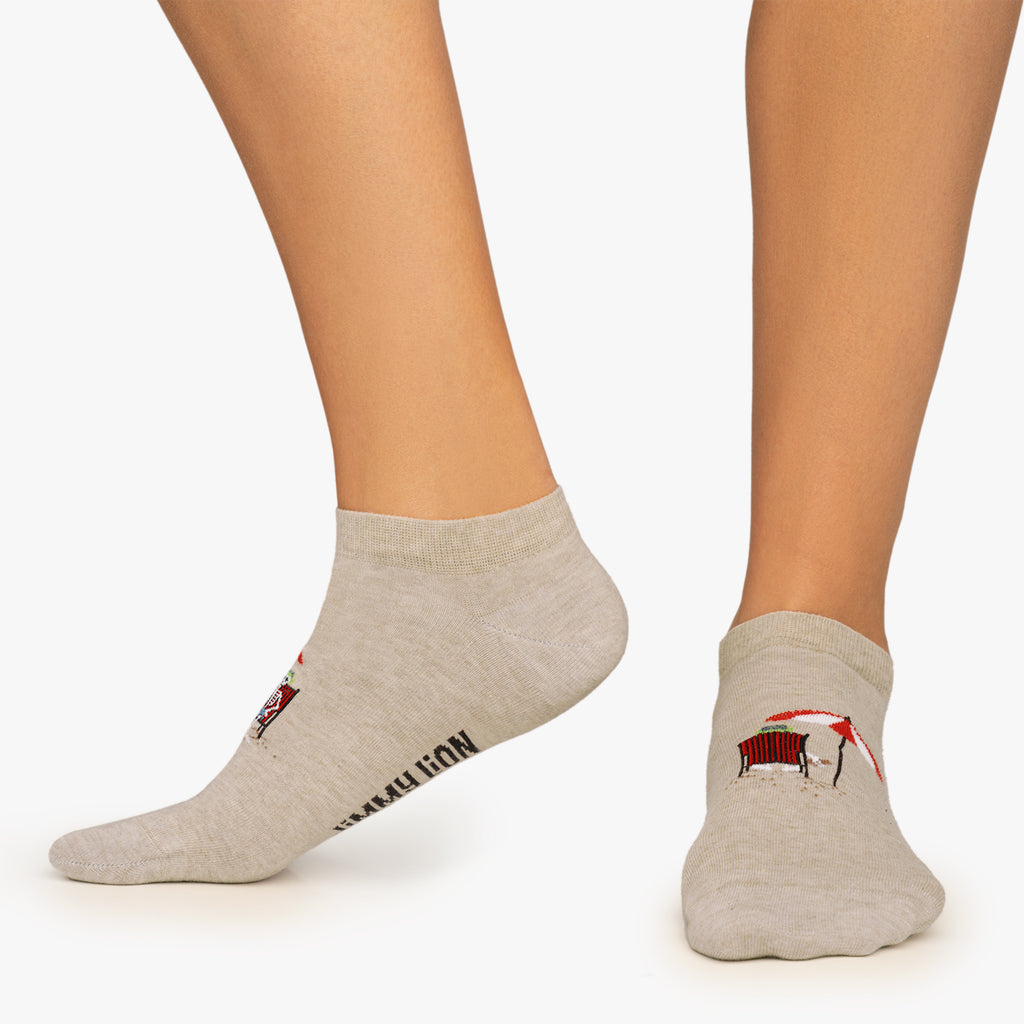 Ankle Death Beach - Beige (2)