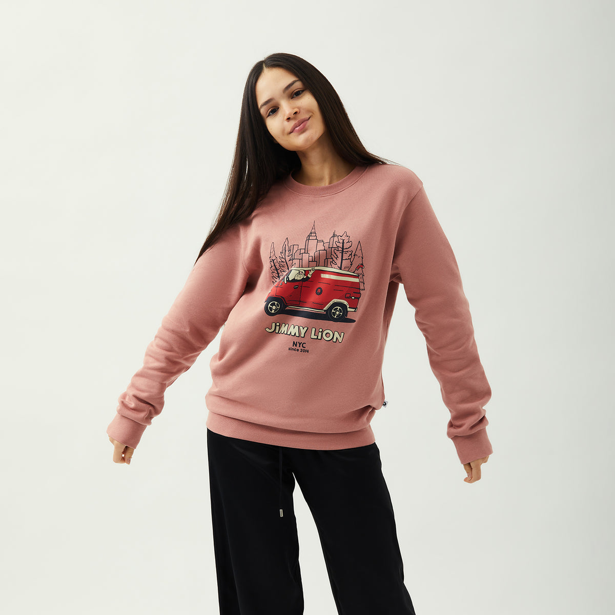 Holiday Sweat Van - Pink (7)
