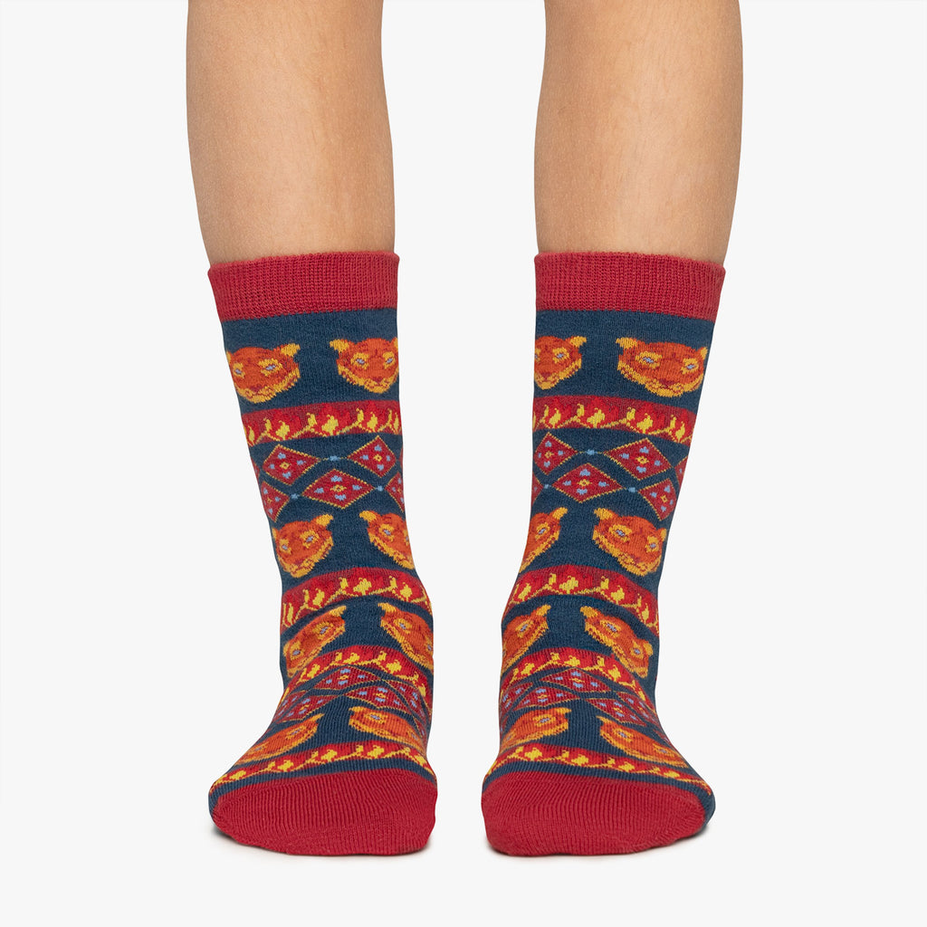 Kids Flaming Tiger - Blue (1)