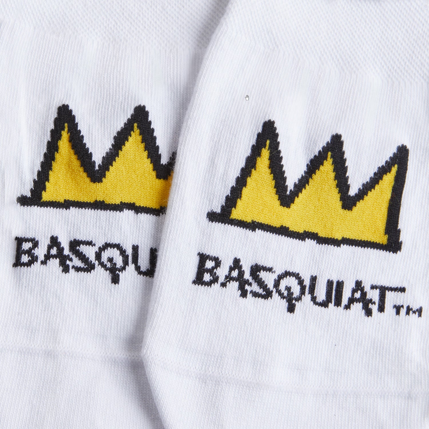 Basquiat Crown No Show - White (3)